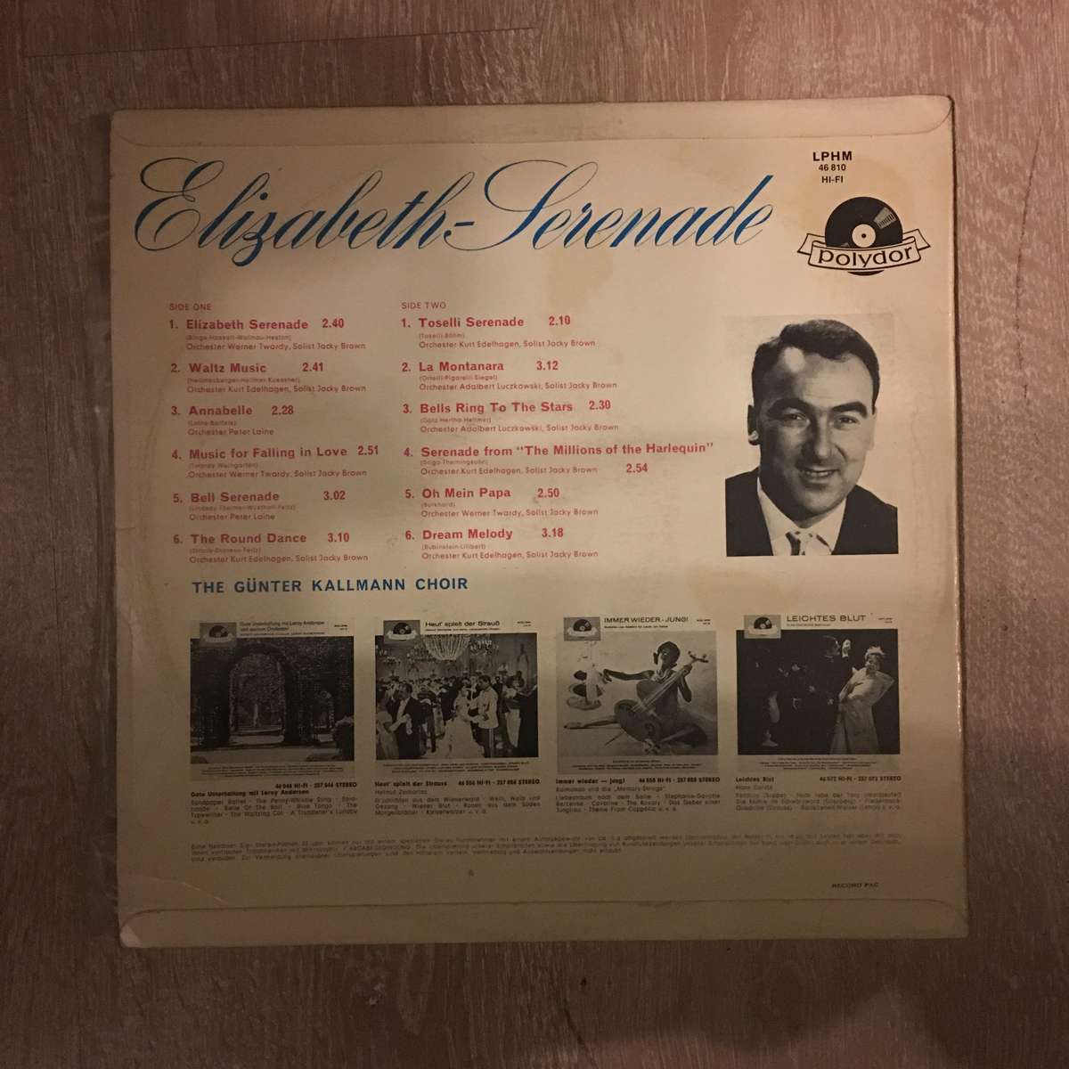 The Gunter Kallmann Choir  Elizabethan Serenade - Vinyl LP Record - Opened  - Very-Good Quality...