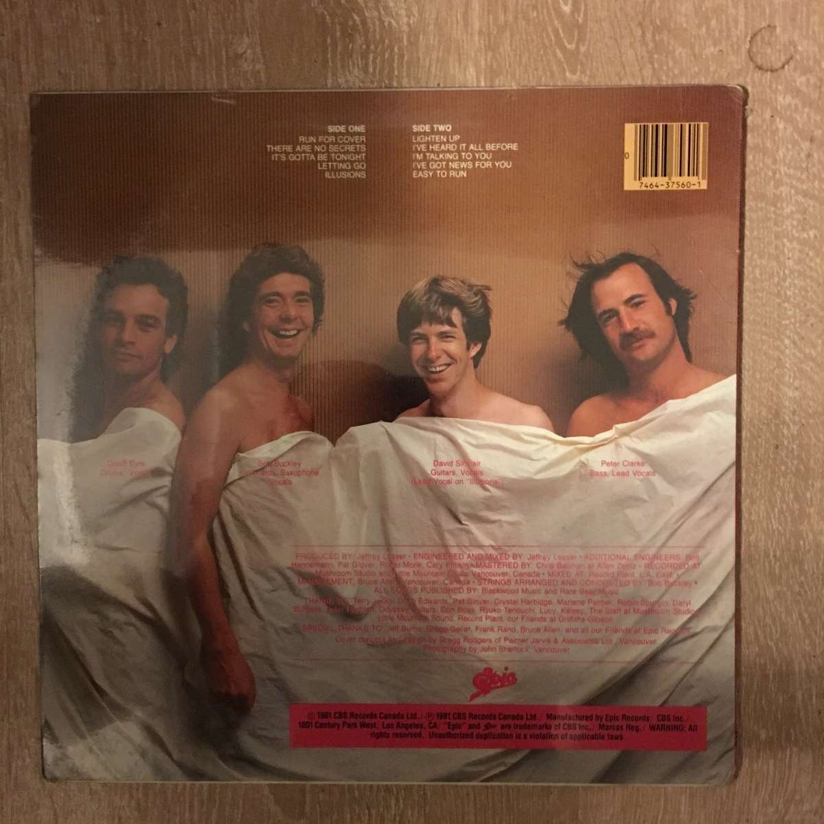 Straight Lines - Run For Cover - Vinyl LP Record - New Sealed