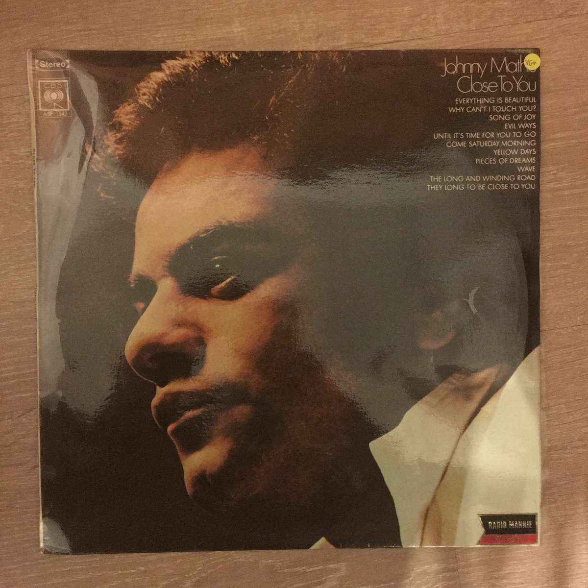 Johnny Mathis - Close To You - Vinyl LP Record (VG+)