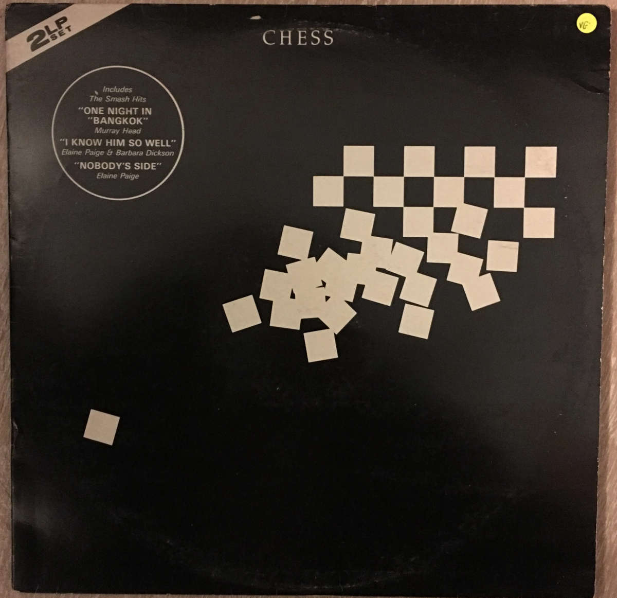 Chess -  Double Vinyl LP Record - Opened  - Very-Good Quality (VG)