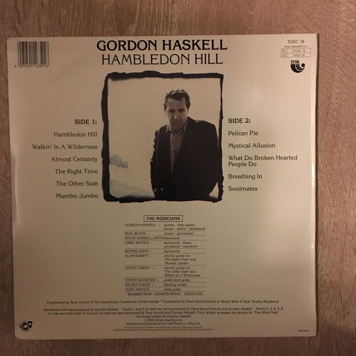 Gordon Haskell - Hambledon Hill  - Vinyl LP Record (VG+)