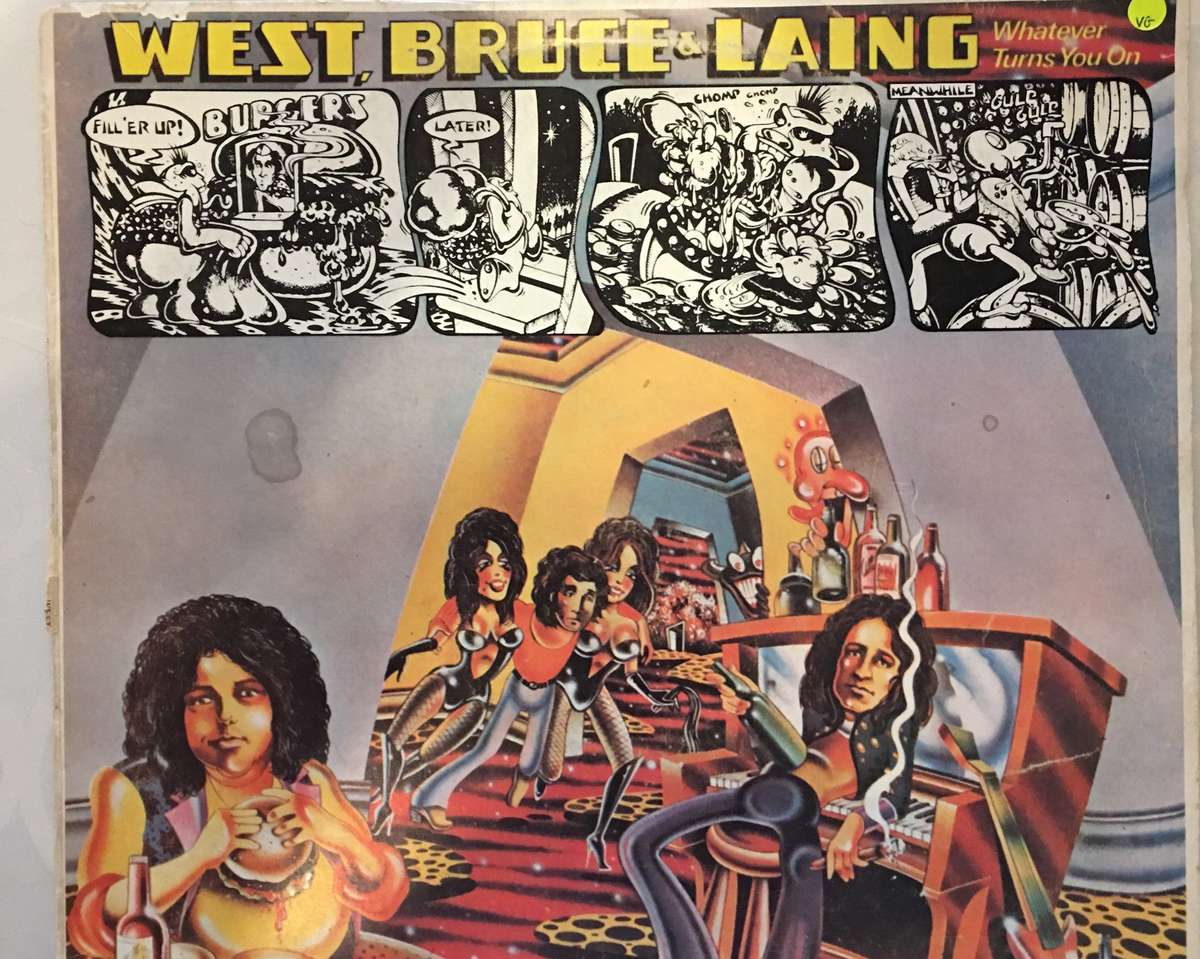 West, Bruce & Laing  Whatever Turns You On - Vinyl LP Record - Opened  - Very Good Quality ...