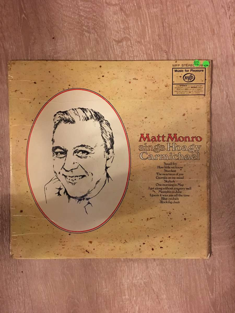 Matt Monro Sings Hoagy Carmichael - Vinyl LP Record - Opened  - Very-Good Quality (VG)