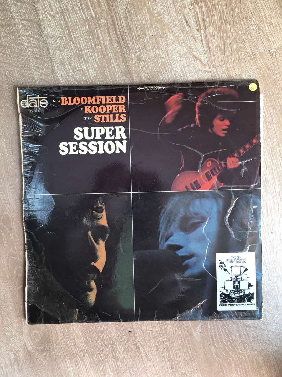 Mike Bloomfield, Al Kooper,  Steve Stills  Super Session - Vinyl LP Record - Opened  - Good...