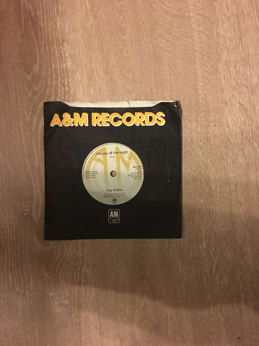 The Police - Walking on The Moon and Visions of the Night - Vinyl 7" Record - Opened  - Very-Good...