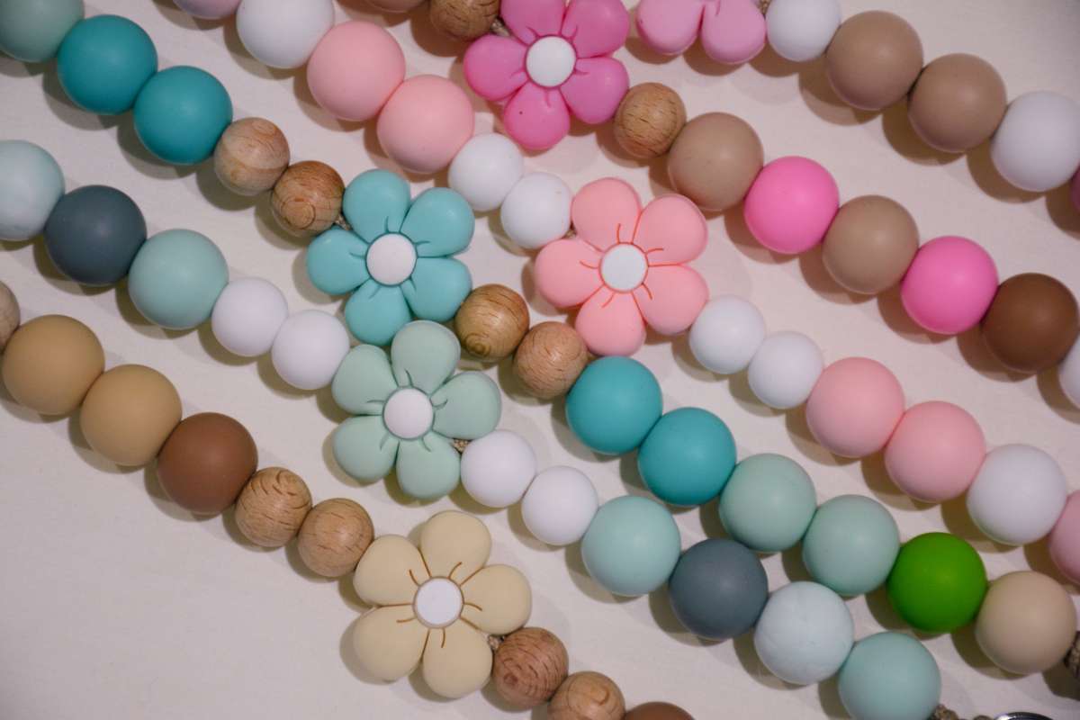 Silicone Flower Dummy Clip