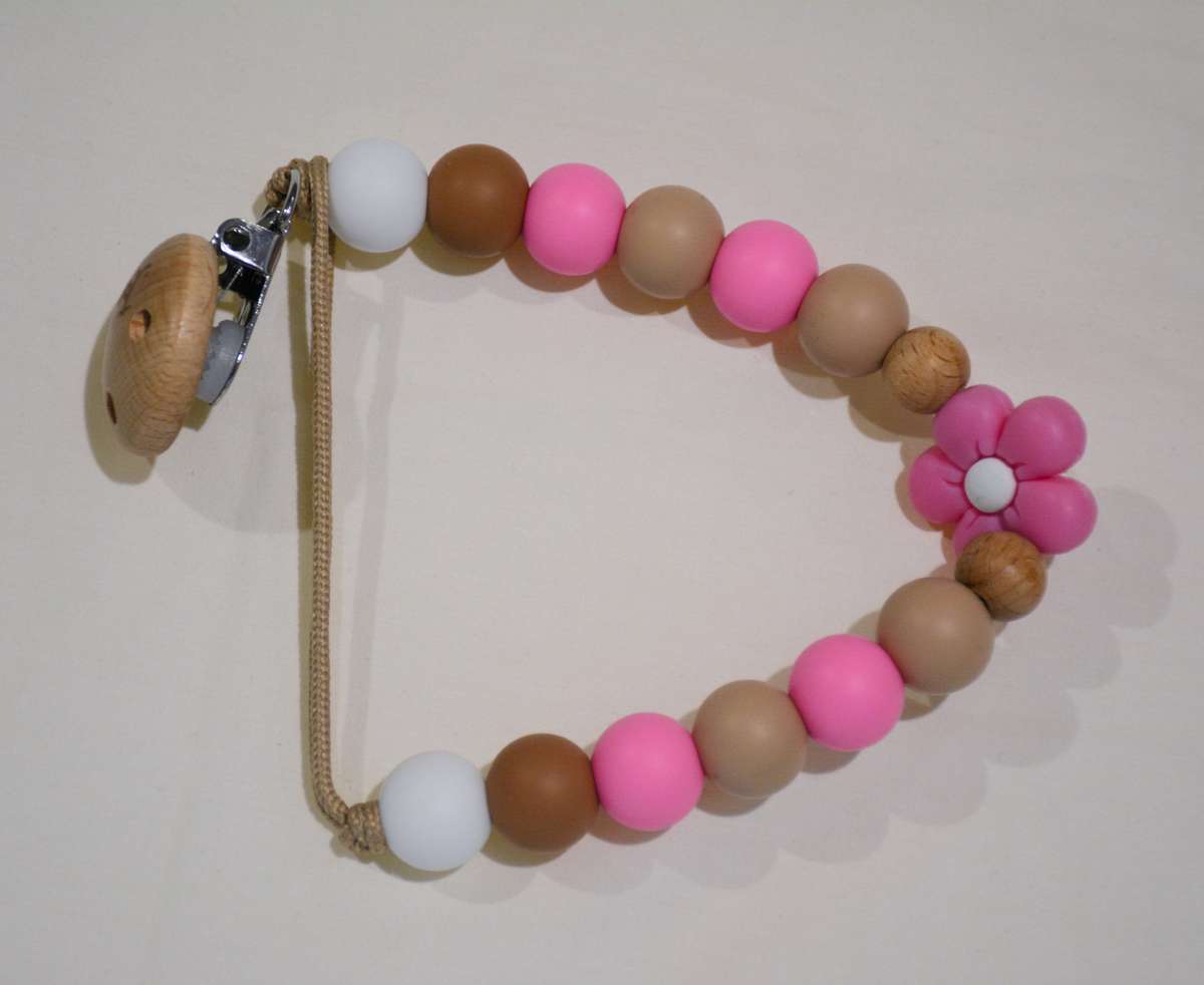 Silicone Flower Dummy Clip