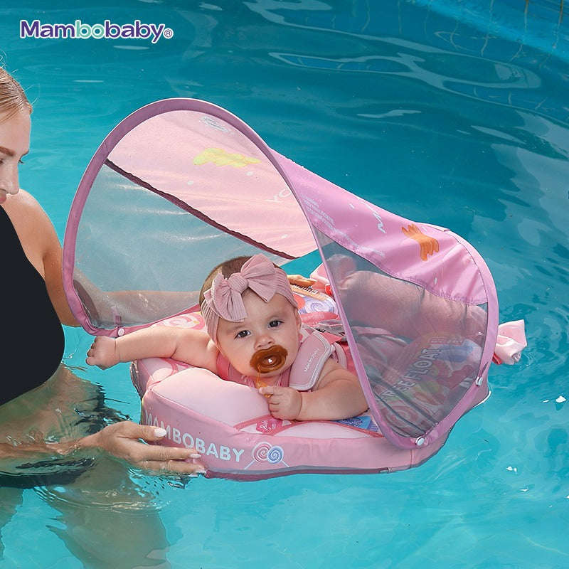Mambobaby chest and back float - Air free - With canopy - Candies