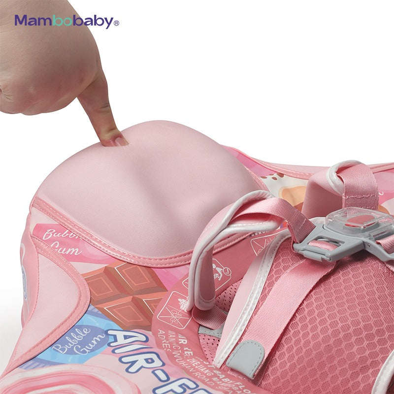 Mambobaby chest and back float - Air free - With canopy - Candies