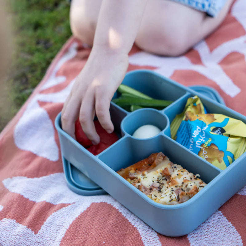 MACCIE MunchMate 5-Compartment Silicone Bento Lunchbox | 4+