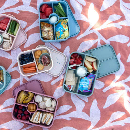MACCIE MunchMate 5-Compartment Silicone Bento Lunchbox | 4+