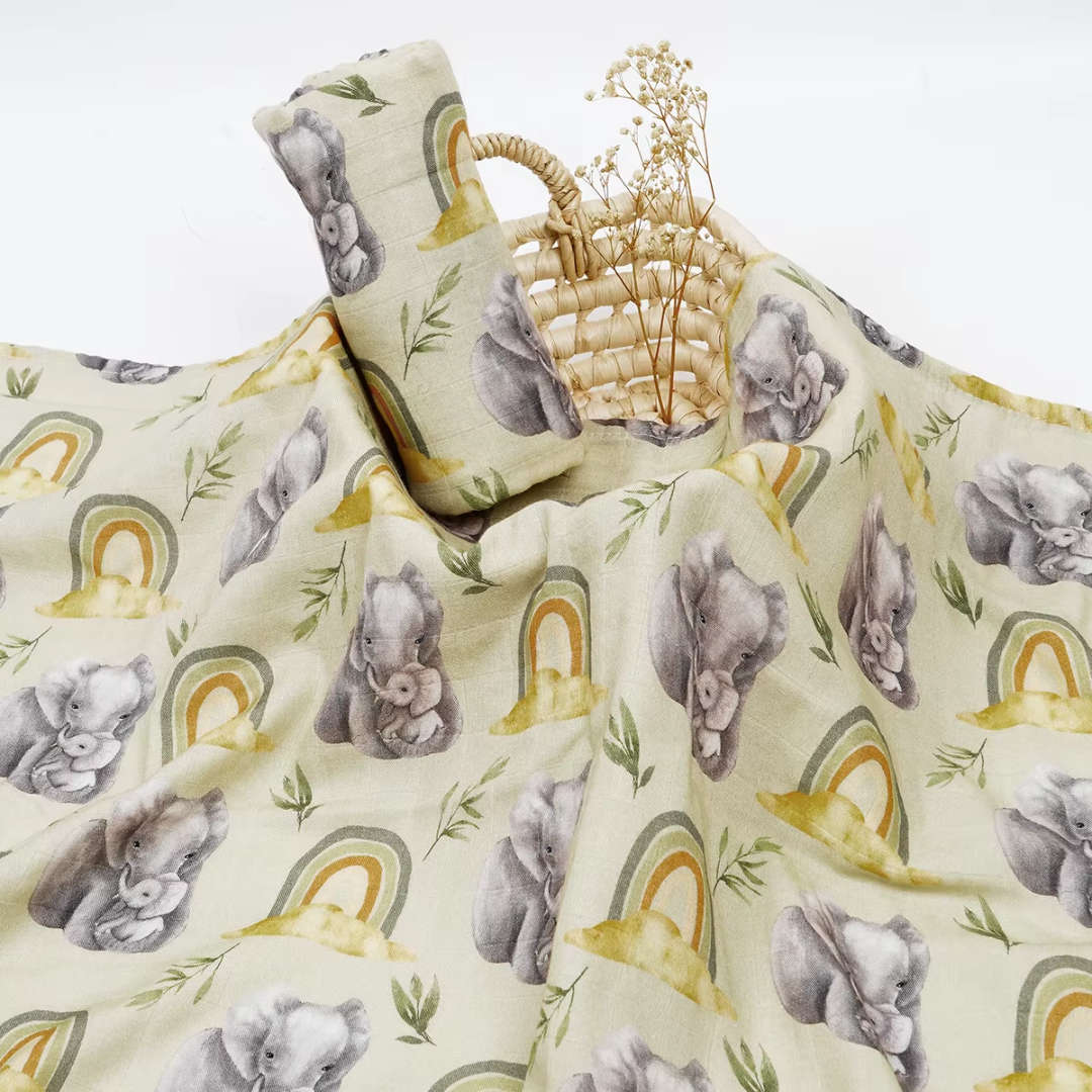 Bamboo cotton muslin blanket - Various prints - New designs arriving middle Nov