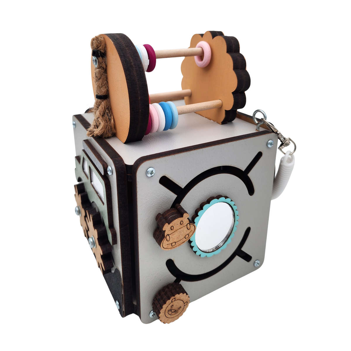 Kiani Safari Wooden Activity Cube | 4 Months5 Years