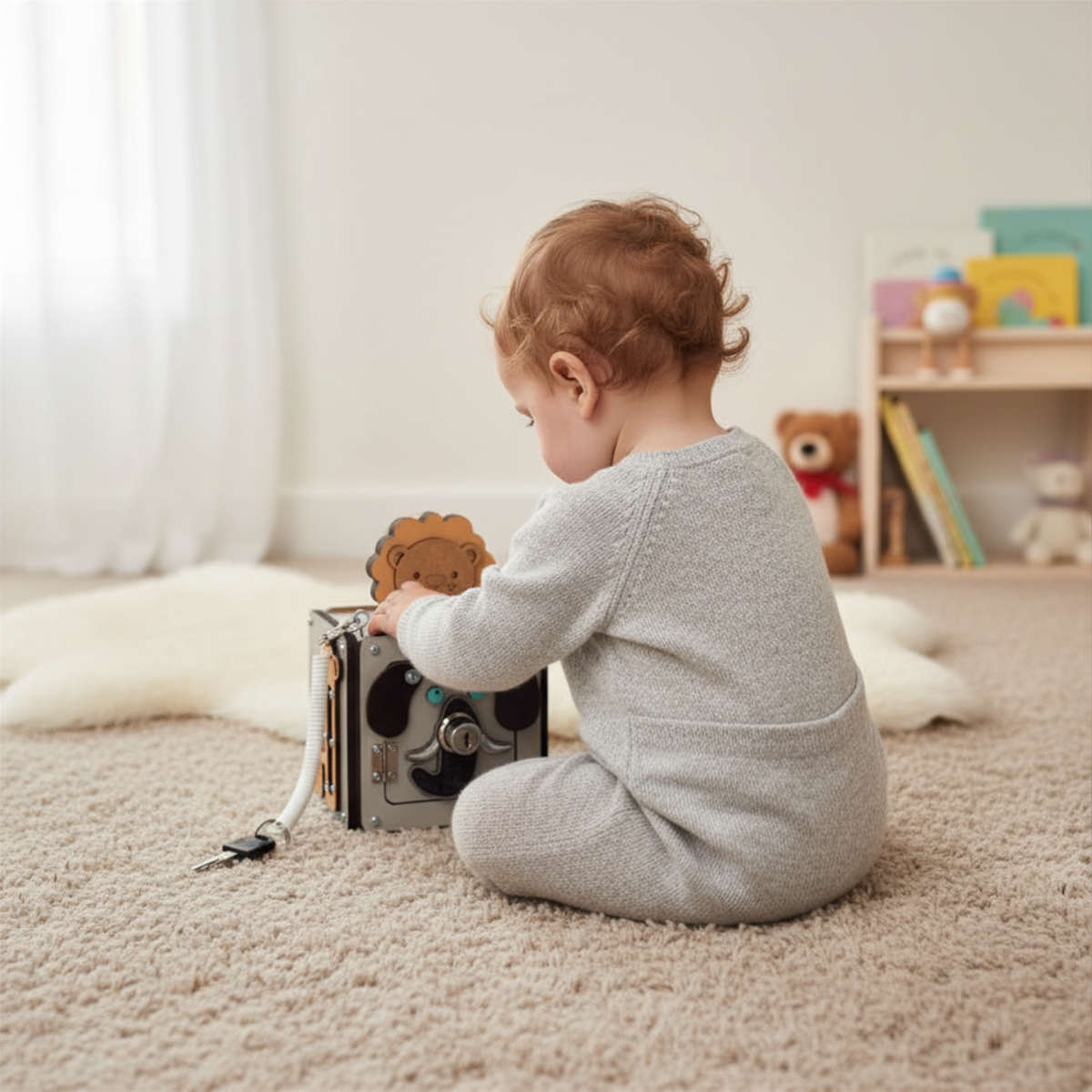 Kiani Safari Wooden Activity Cube | 4 Months5 Years