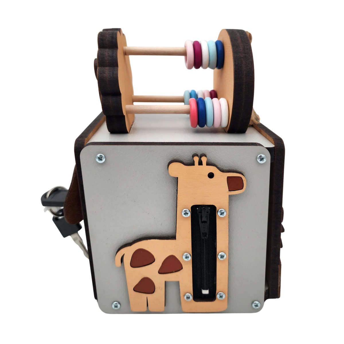 Kiani Safari Wooden Activity Cube | 4 Months5 Years