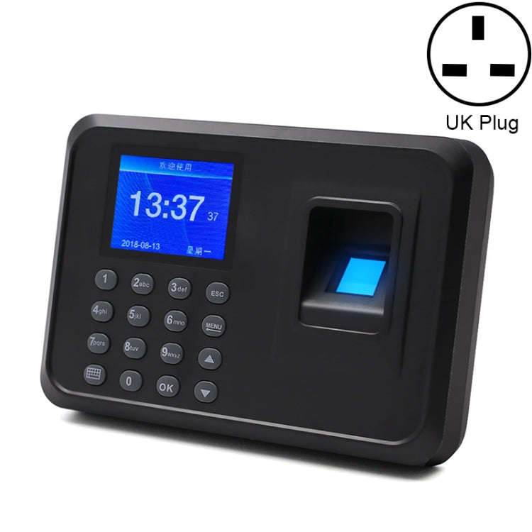 F01 Fingerprint Time Attendance Machine with 2.4 inch TFT Screen, US Plug, ACS2685EU, ACS2685UK, ...