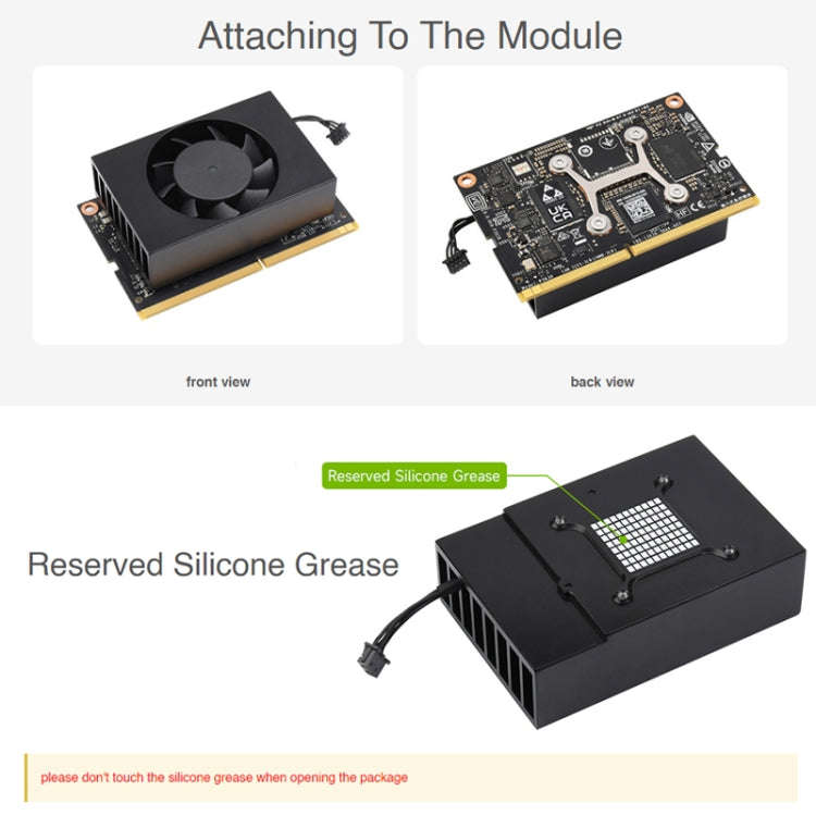 Waveshare Dedicated Cooling fan for Jetson TX2 NX, For Jetson TX2 NX