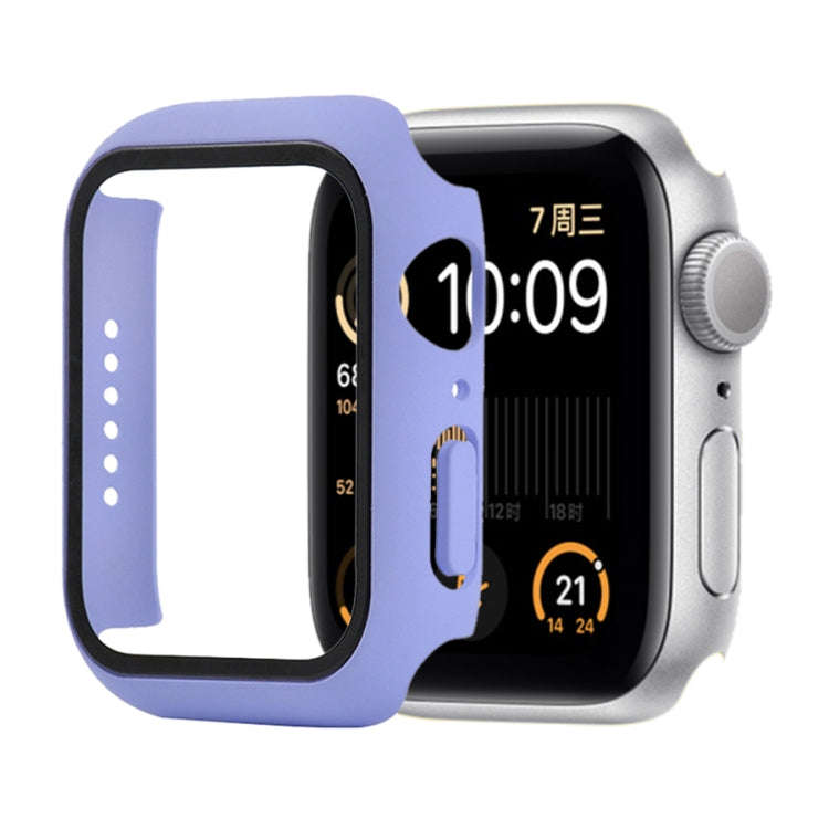 Shockproof PC+Tempered Glass Protective Case with Packed Carton For Apple Watch 44mm(Orange), For...