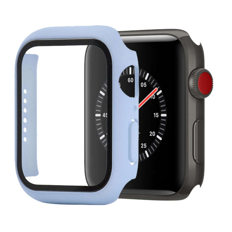 Shockproof PC+Tempered Glass Protective Case with Packed Carton For Apple Watch 44mm(Orange), For...
