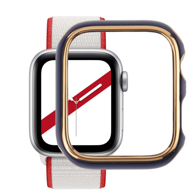 Dual-color Electroplating PC Protective Watch Case, For Apple Watch Series 3 & 2 & 1 38mm