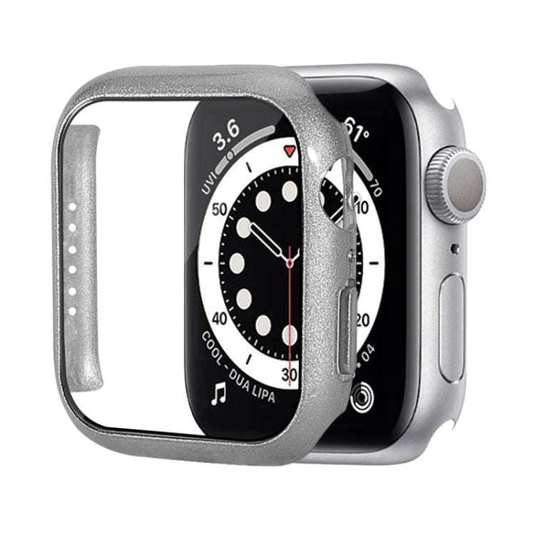 Shockproof PC Protective Case with Tempered Glass Film, For Apple Watch Series 9 / 8 / 7 41mm, Fo...