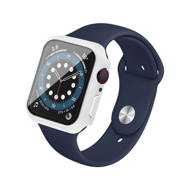 IMAK Shockproof PC Protective Case with Tempered Glass Film, For Apple Watch Series 6 & SE & 5 & ...