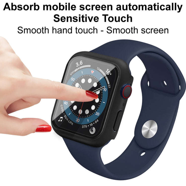IMAK Shockproof PC Protective Case with Tempered Glass Film, For Apple Watch Series 6 & SE & 5 & ...