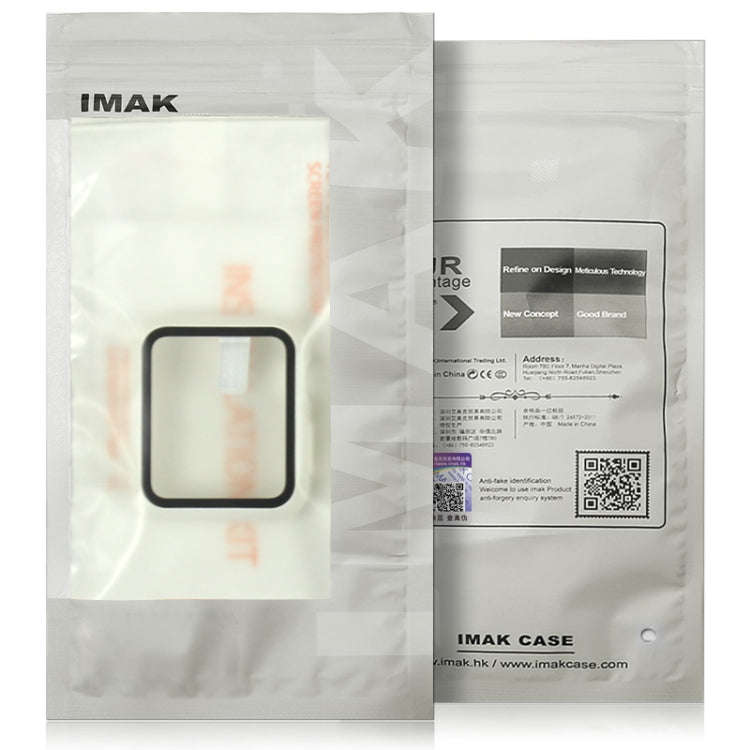 IMAK Shockproof PC Protective Case with Tempered Glass Film, For Apple Watch Series 6 & SE & 5 & ...