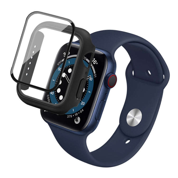 IMAK Shockproof PC Protective Case with Tempered Glass Film, For Apple Watch Series 6 & SE & 5 & ...