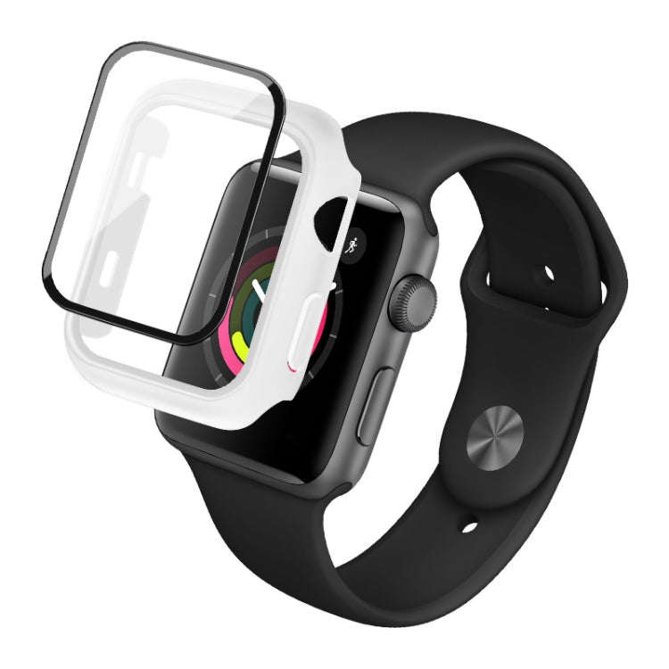IMAK Shockproof PC Protective Case with Tempered Glass Film, For Apple Watch Series 6 & SE & 5 & ...