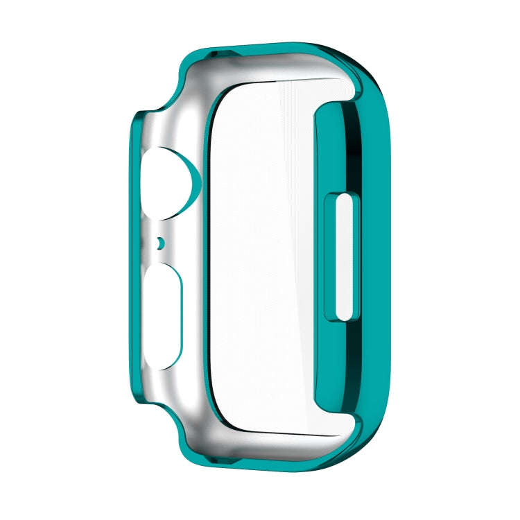 Electroplating Shockproof PC Protective Case with Tempered Glass Film, For Apple Watch Series 9 /...