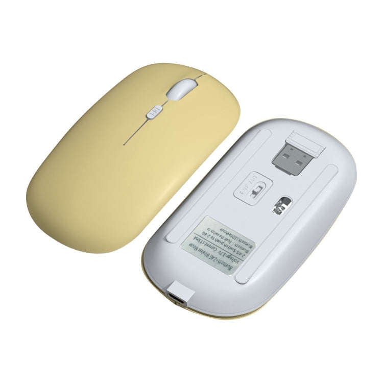 1600dpi Bluetooth 2.4G Wireless Dual Mode Mouse, Bluetooth + 2.4G(White), Bluetooth + 2.4G(Black)...