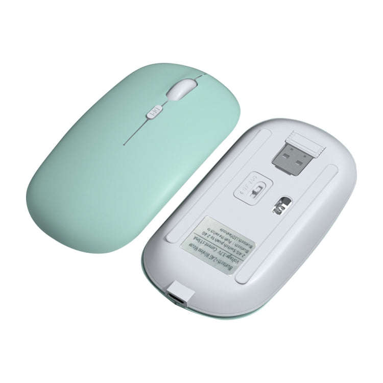 1600dpi Bluetooth 2.4G Wireless Dual Mode Mouse, Bluetooth + 2.4G(White), Bluetooth + 2.4G(Black)...