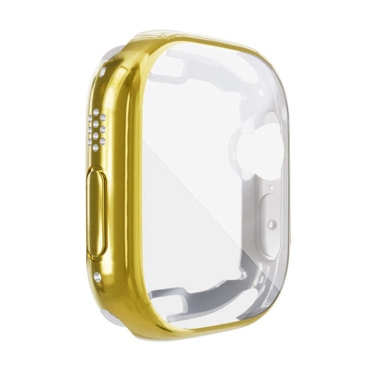 All-inclusive Plating TPU Shockproof Case, For Apple Watch 9 / 8 / 7 45mm, For Apple Watch 8 / 7 ...