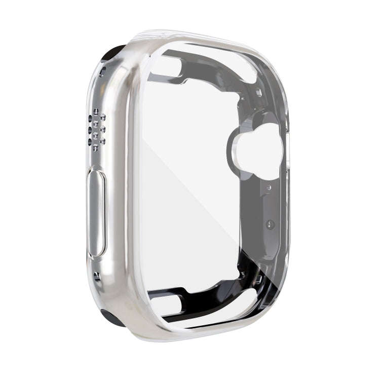 All-inclusive Plating TPU Shockproof Case, For Apple Watch 9 / 8 / 7 45mm, For Apple Watch 8 / 7 ...