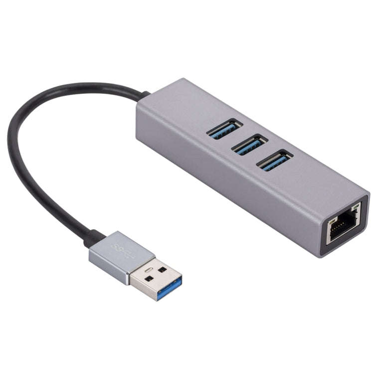 SL-030 USB RJ45+3USB 3.0 HUB, USB to RJ45 & 3 x USB