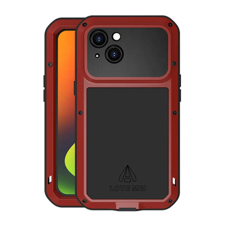LOVE MEI Metal Shockproof Waterproof Dustproof Phone Case, For iPhone 14, For iPhone 14 Plus, For...