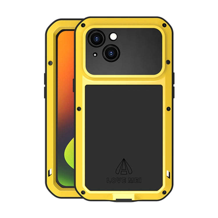 LOVE MEI Metal Shockproof Waterproof Dustproof Phone Case, For iPhone 14, For iPhone 14 Plus, For...