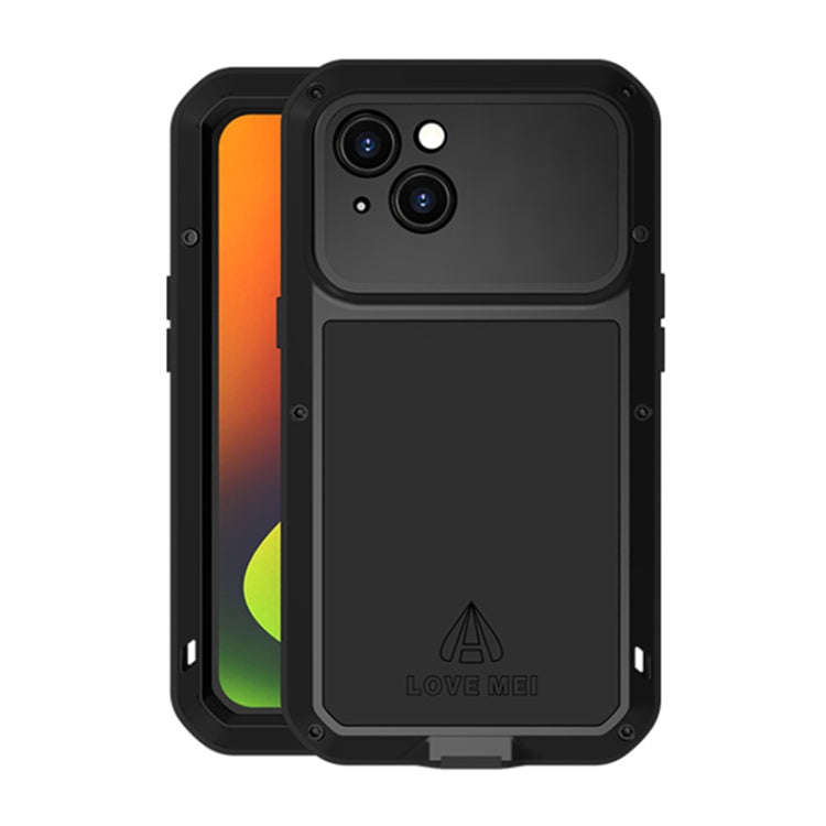 LOVE MEI Metal Shockproof Waterproof Dustproof Phone Case, For iPhone 14, For iPhone 14 Plus, For...