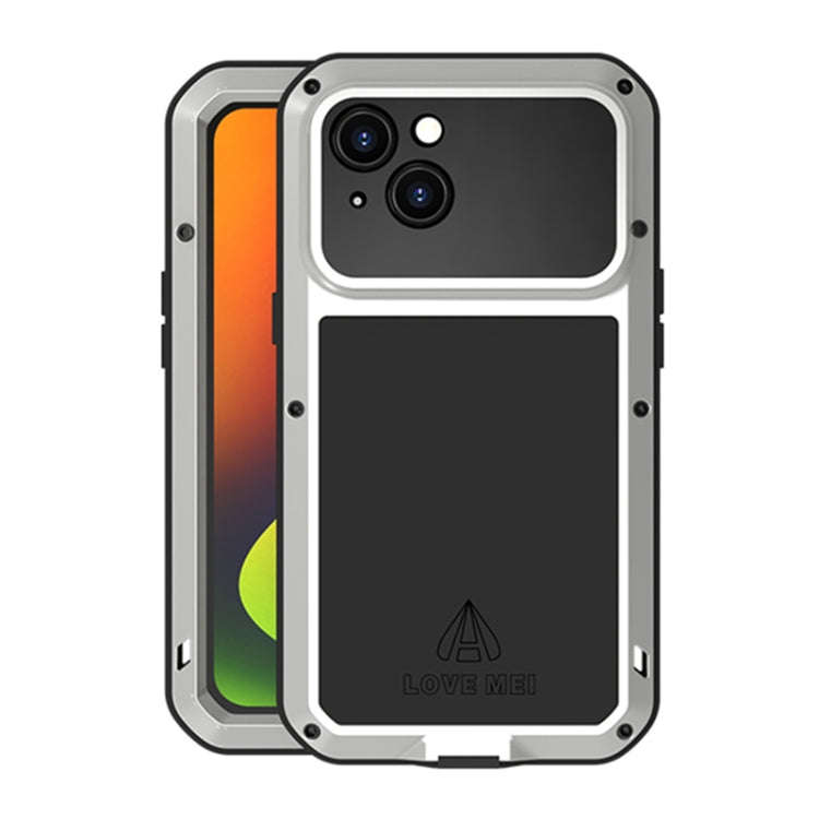 LOVE MEI Metal Shockproof Waterproof Dustproof Phone Case, For iPhone 14, For iPhone 14 Plus, For...