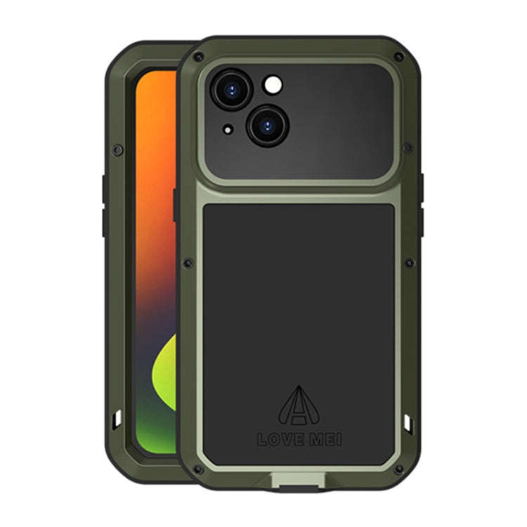 LOVE MEI Metal Shockproof Waterproof Dustproof Phone Case, For iPhone 14, For iPhone 14 Plus, For...