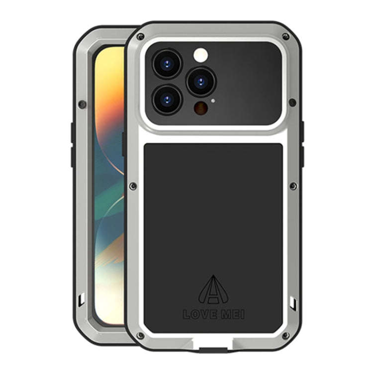 LOVE MEI Metal Shockproof Waterproof Dustproof Phone Case, For iPhone 14, For iPhone 14 Plus, For...