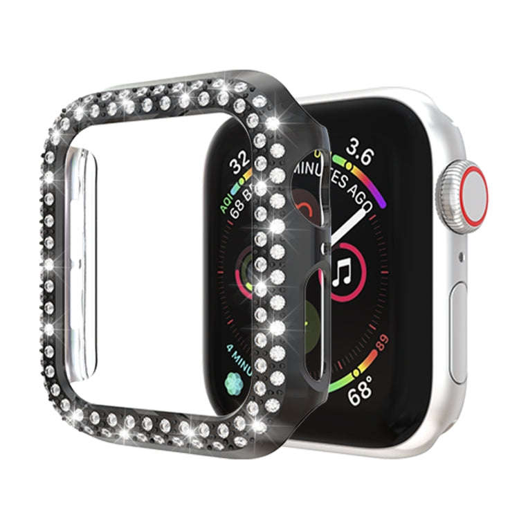 Double Row Diamonds PC Protective Case, For Apple Watch Series 6 / 5 / 4 / SE 2025 / 2023 / 2022 ...