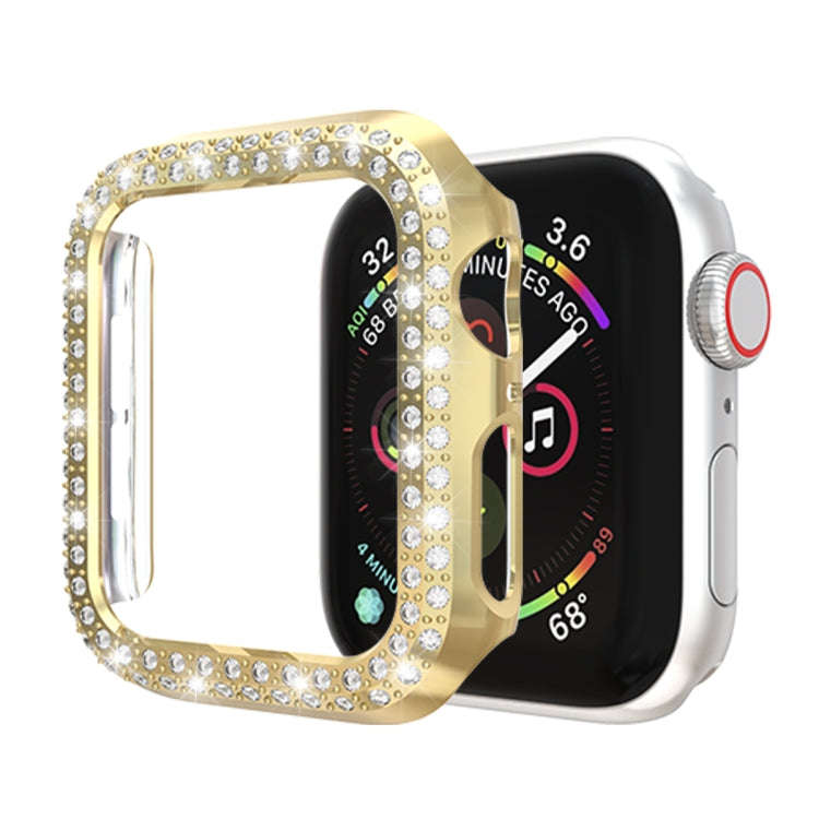 Double Row Diamonds PC Protective Case, For Apple Watch Series 6 / 5 / 4 / SE 2025 / 2023 / 2022 ...
