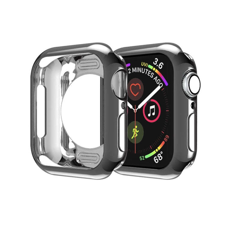 Plating TPU Round Hole Hollowing Protective Case, For Apple Watch Series 3 & 2 & 1 38mm, For Appl...