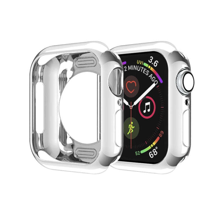 Plating TPU Round Hole Hollowing Protective Case, For Apple Watch Series 3 & 2 & 1 38mm, For Appl...
