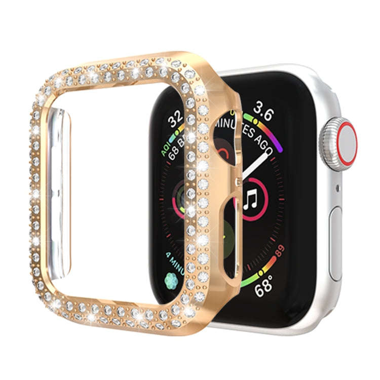 Double Row Diamonds PC Protective Case, For Apple Watch Series 6 / 5 / 4 / SE 2025 / 2023 / 2022 ...
