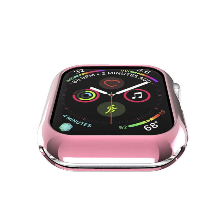 Plating TPU Round Hole Hollowing Protective Case, For Apple Watch Series 6 / 5 / 4 / SE 2025 / 20...