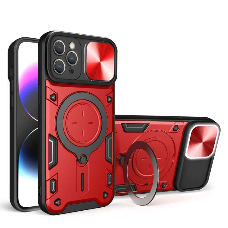 CD Texture Sliding Camshield Magnetic Holder Phone Case, For iPhone 12 Pro, For iPhone 11 Pro Max...