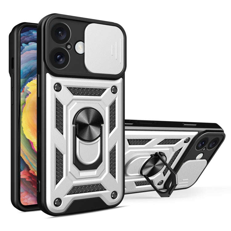 Sliding Camera Cover Design TPU+PC Phone Case, For iPhone Air, For iPhone 16 Pro Max, For iPhone ...